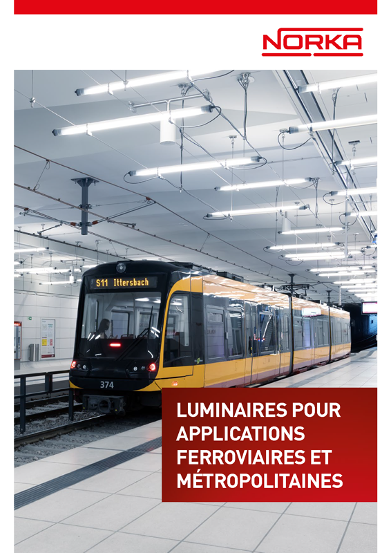 Luminaires pour applications ferrovivires et métropolitaines