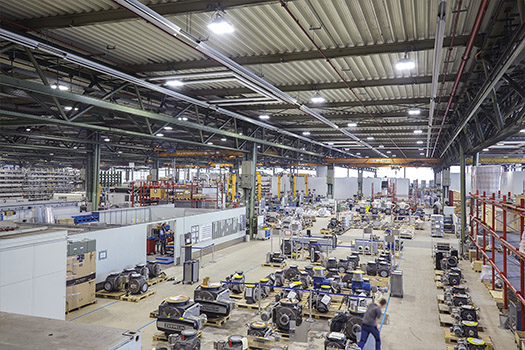 Factory/Maintenance areas