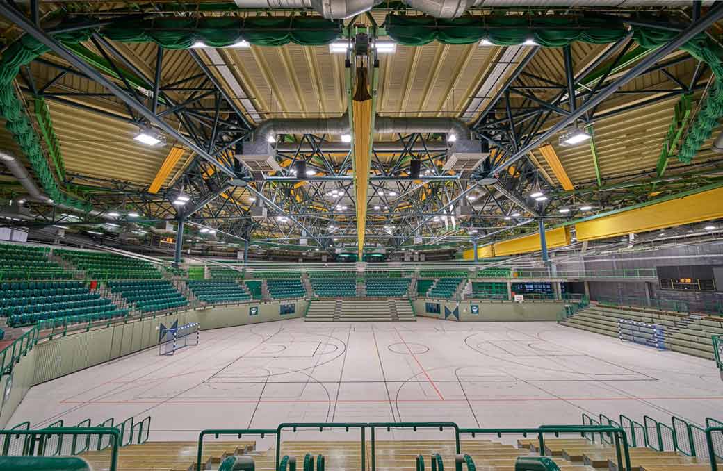 LED-Sporthallenbeleuchtung für große Hallen