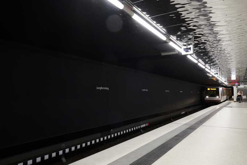 LED lighting for platforms and tracks