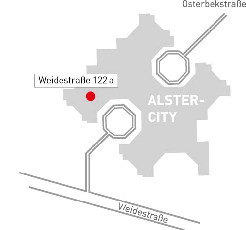 Anfahrt Weidestrasse