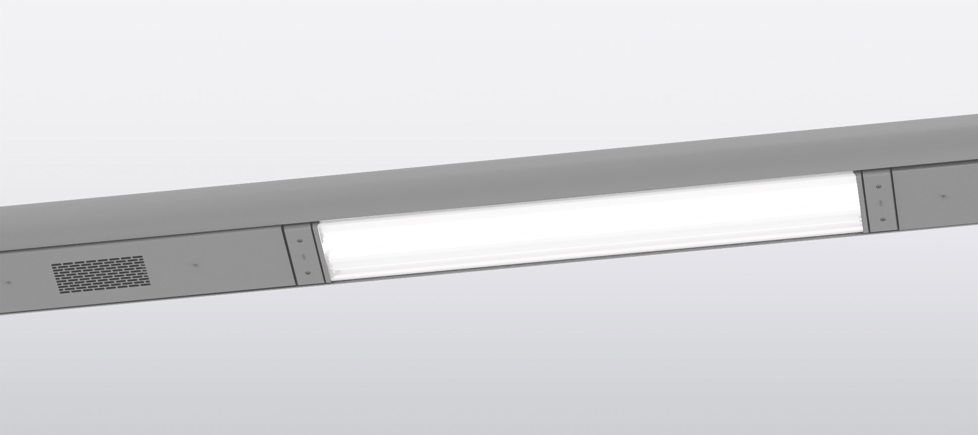 Profilé 285 OVAL pour luminaires d'une largeur de 200 mm