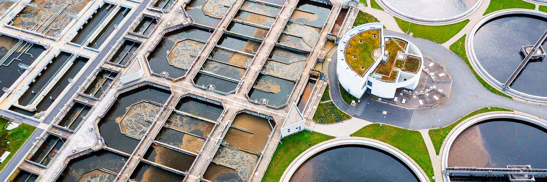 Solutions d'éclairage stations d'épuration et traitement des eaux