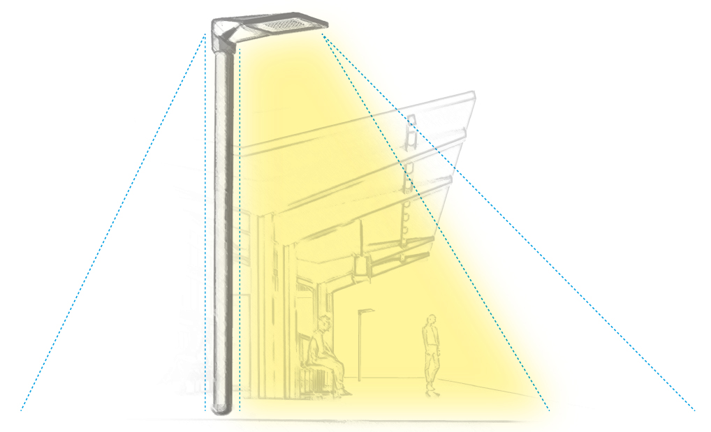 Accompagnement technique par NORKA pour concevoir un éclairage sur mesure, optimisé en énergie et sans lumière diffuse.