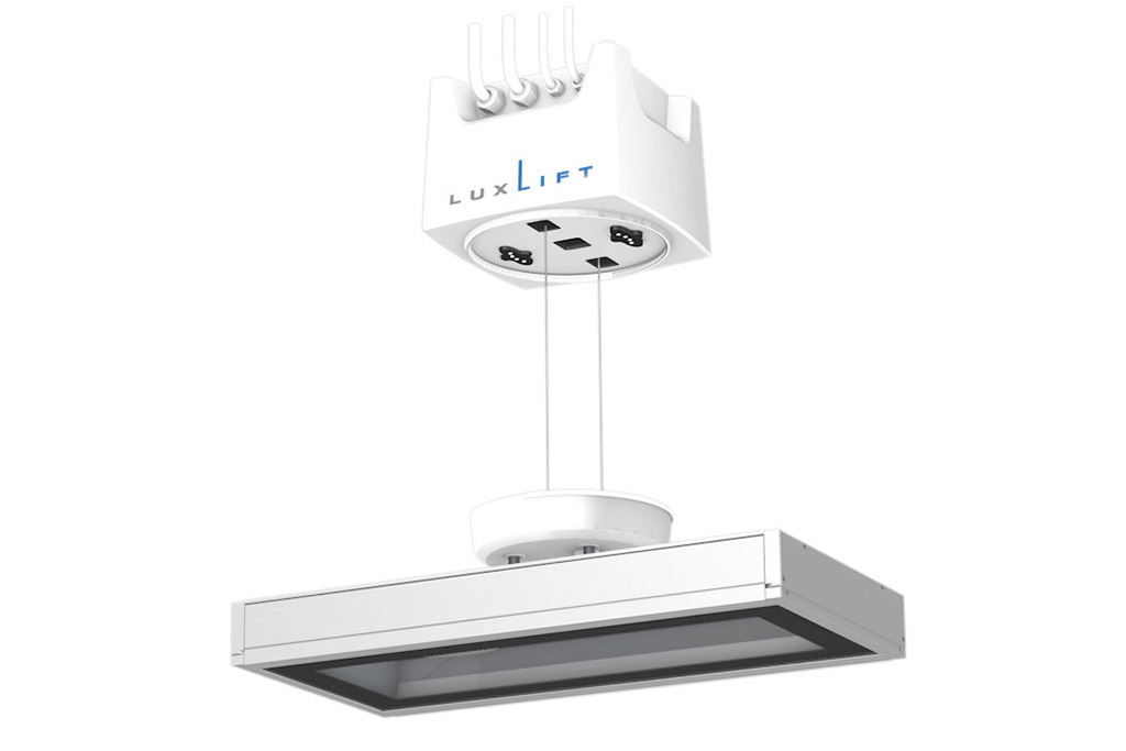 Élévateurs de luminaires, de bannières ou d'objets publicitaires