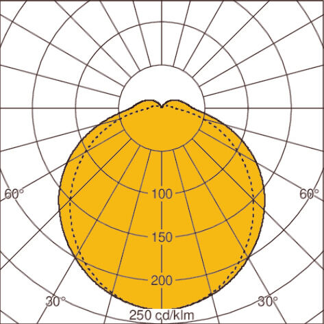 Light distribution curve
