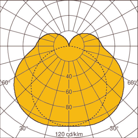 Light distribution curve