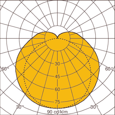 Light distribution curve