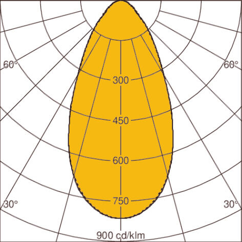 Light distribution curve